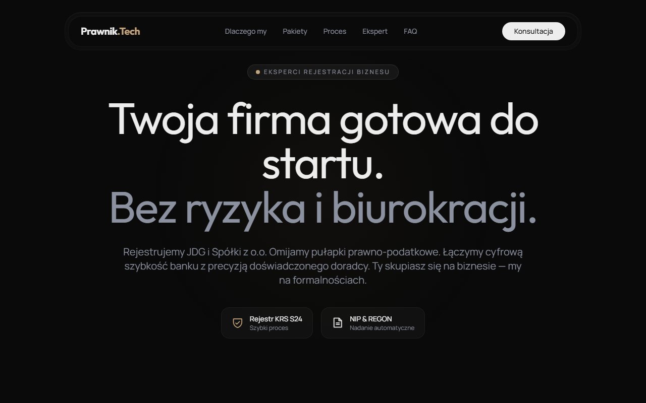 Prawnik.Tech hero preview