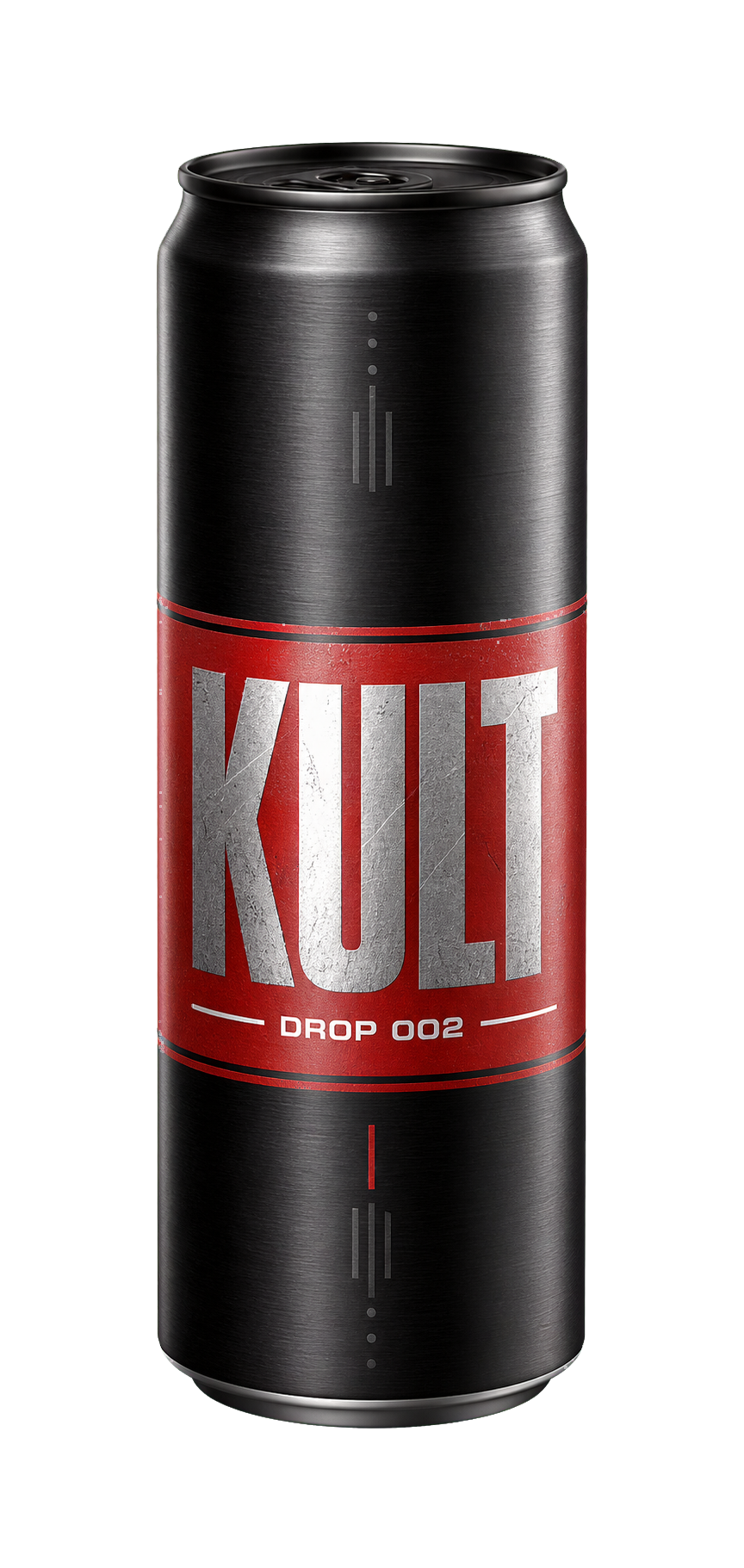 Blurred teaser can for KULT Drop 002